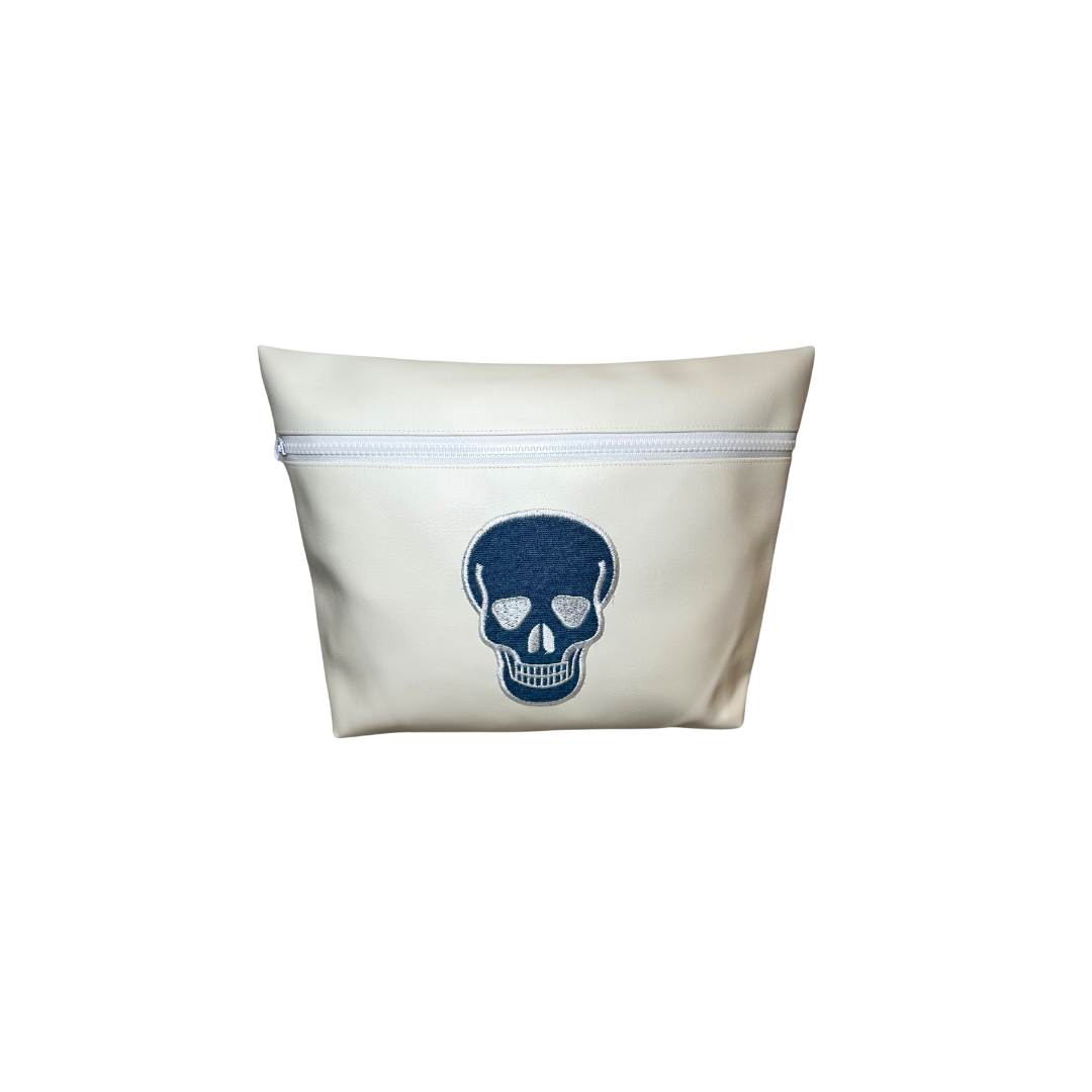 White Denim Skull