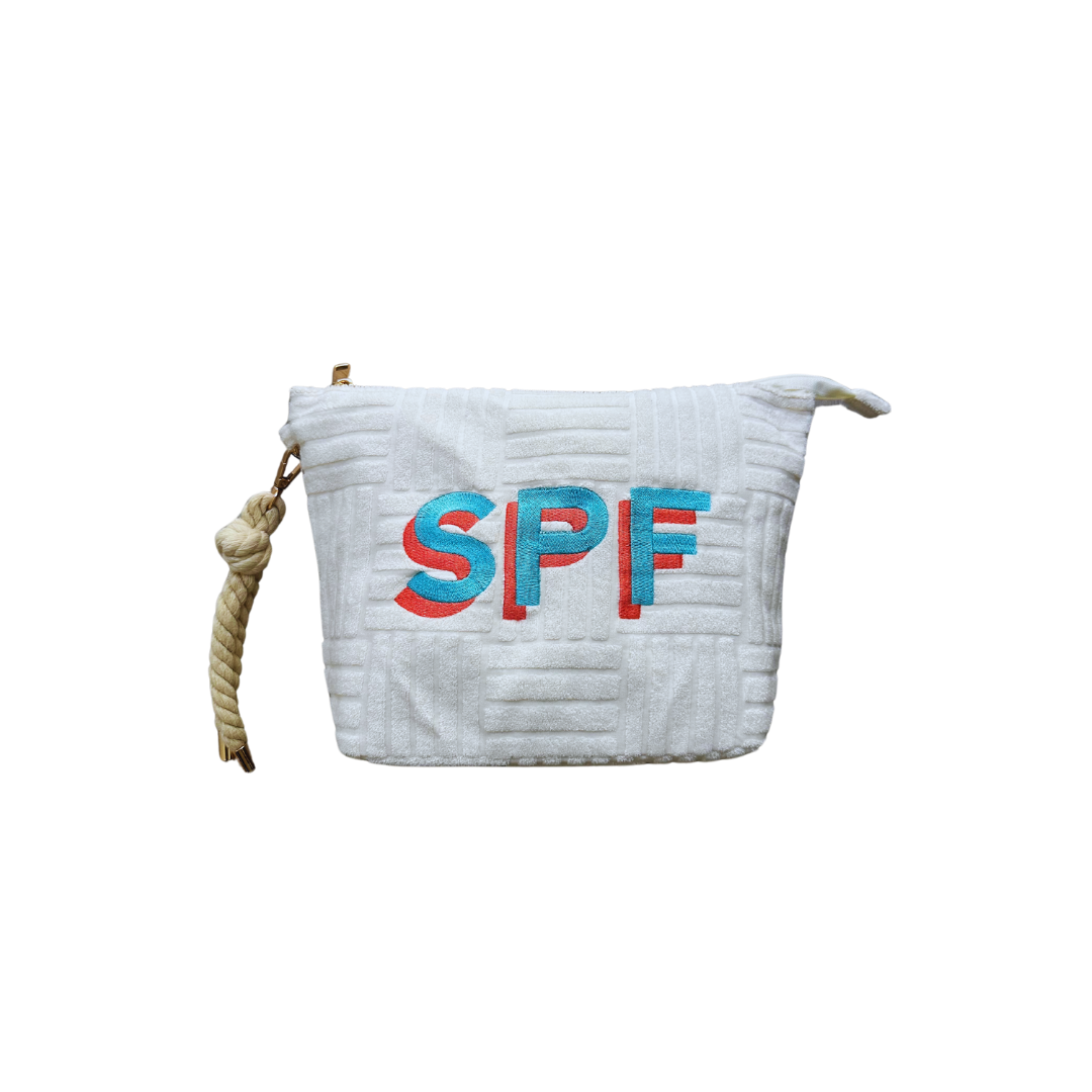 Terry Towel Bag White SPF