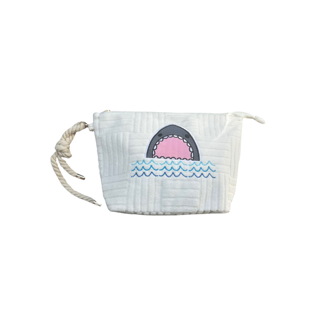 Terry Towel Bag White Shark