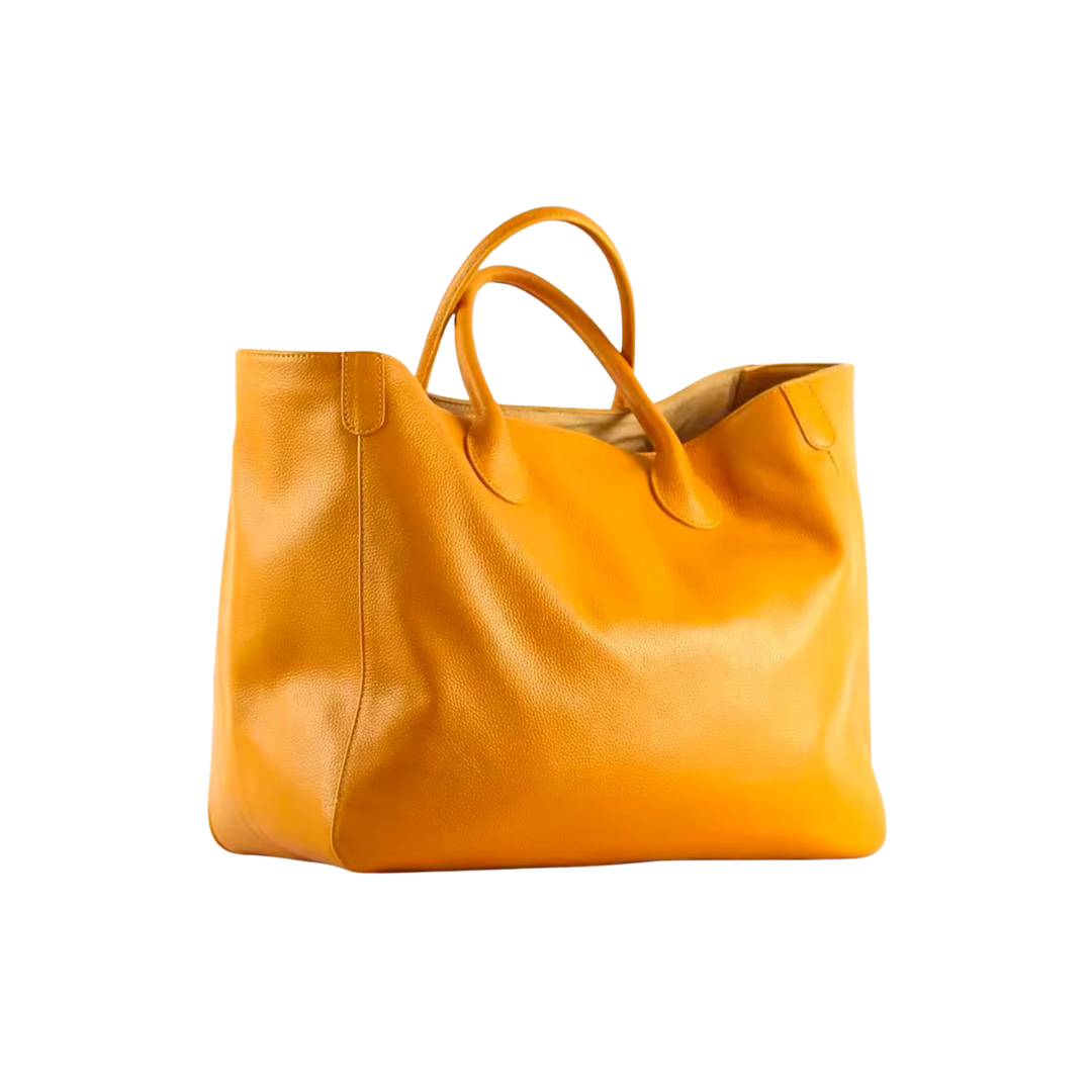 Oversize Leather Tote Bag