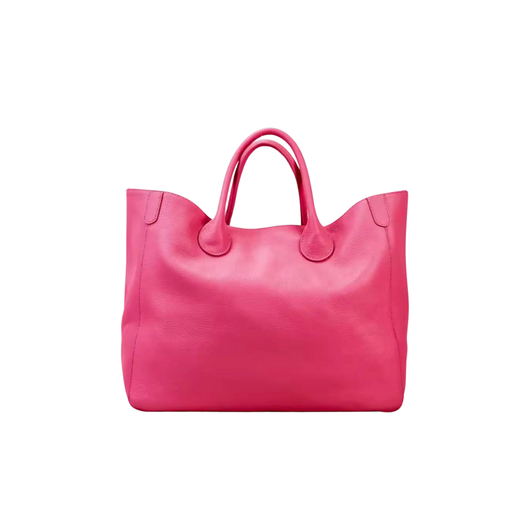 Oversize Leather Tote Bag