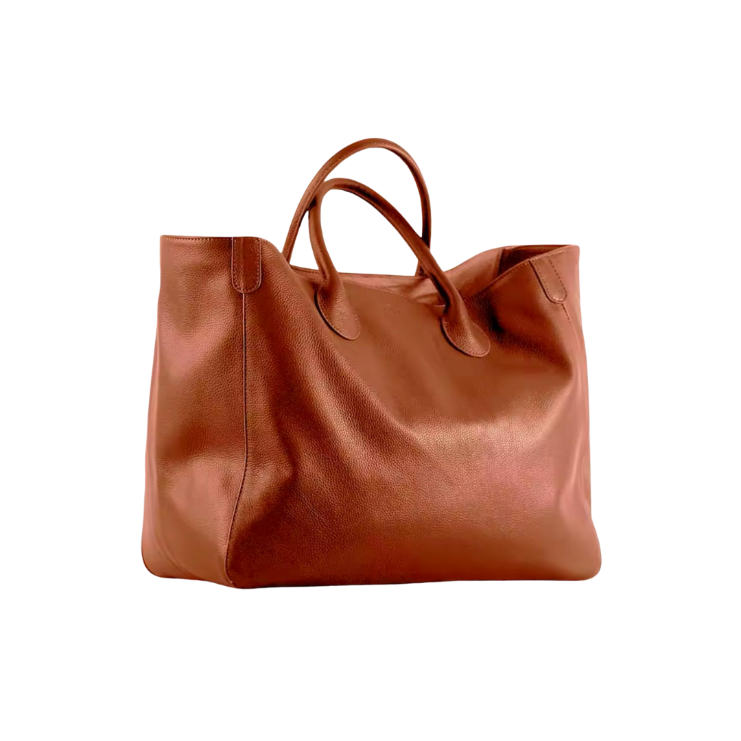 Oversize Leather Tote Bag