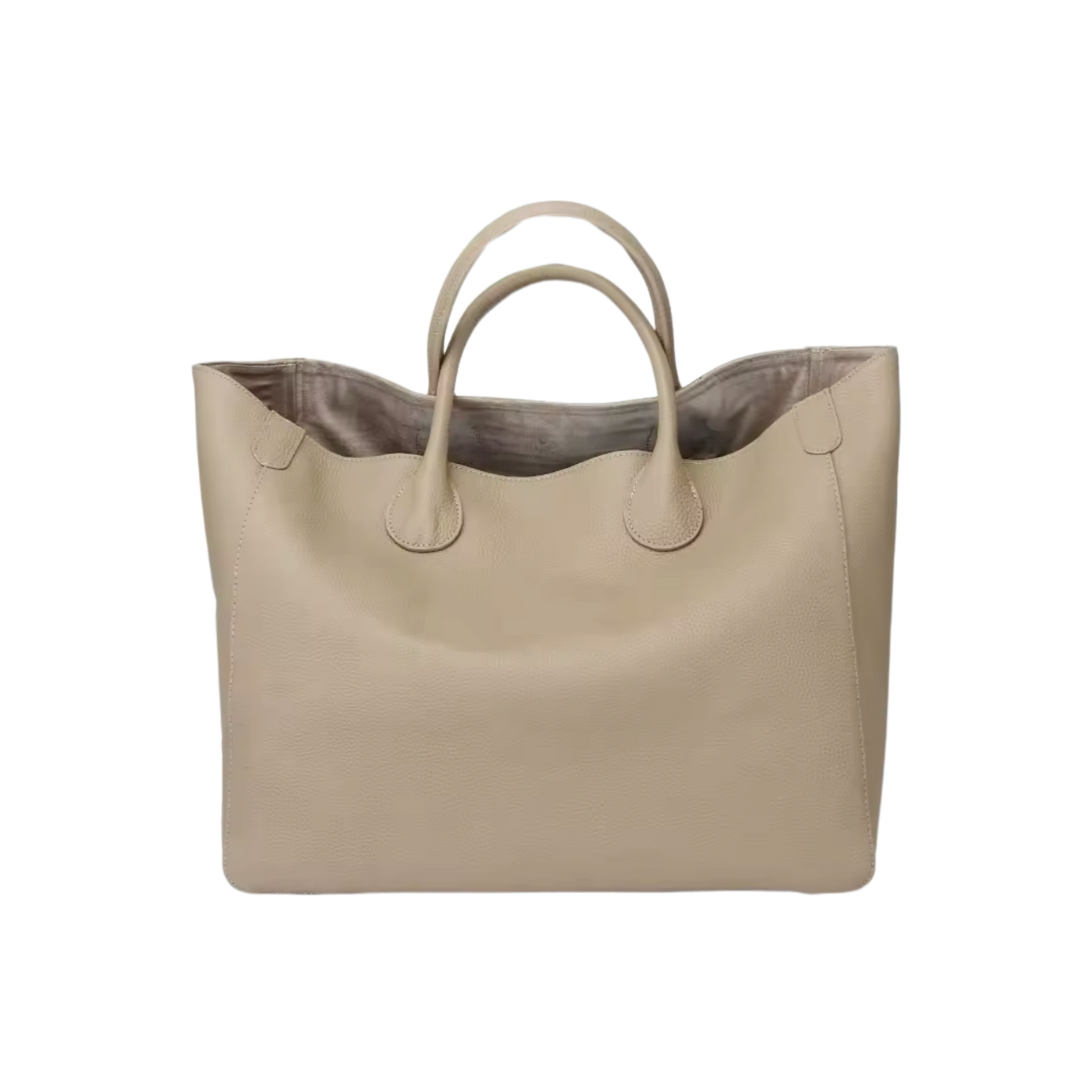 Oversize Leather Tote Bag